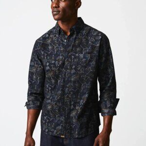 Billy Reid Lowtide Pocket Shirt | Carbon Blue - size Small